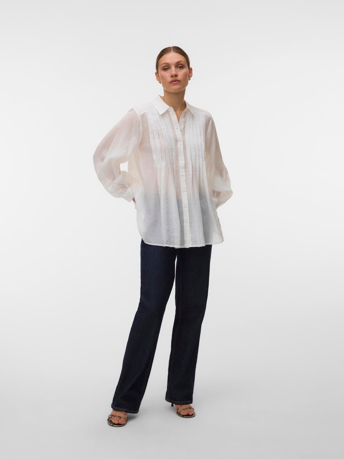 VMMATHILDA Shirt - Snow White - VERO MODA & VILA Bergvik